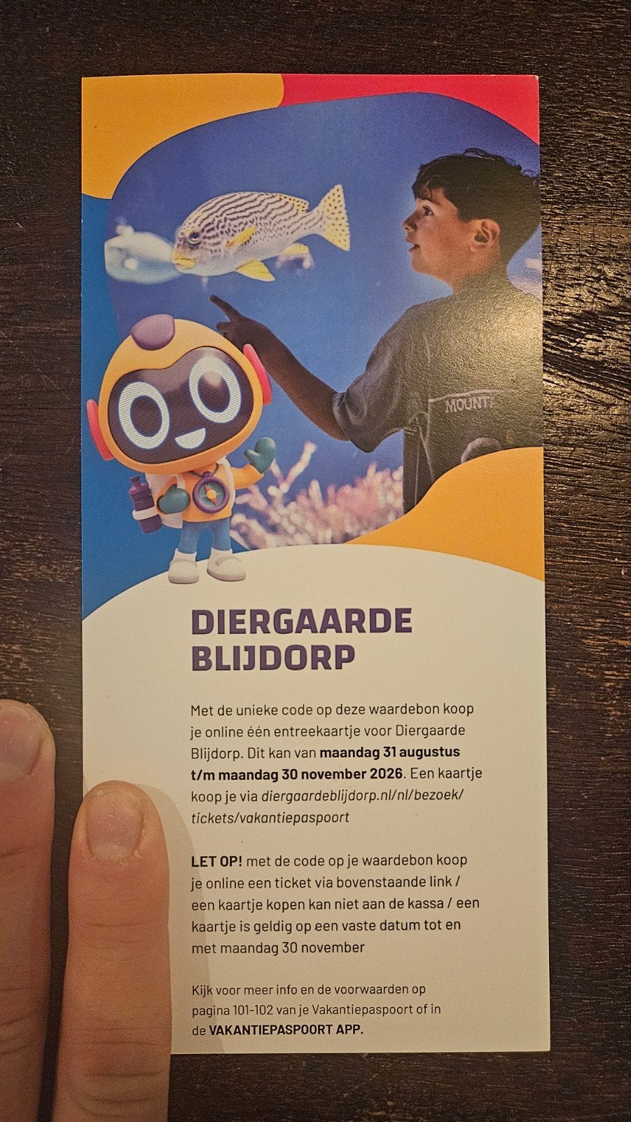 Blijdorp tickets x2, Tickets en Kaartjes, Twee personen