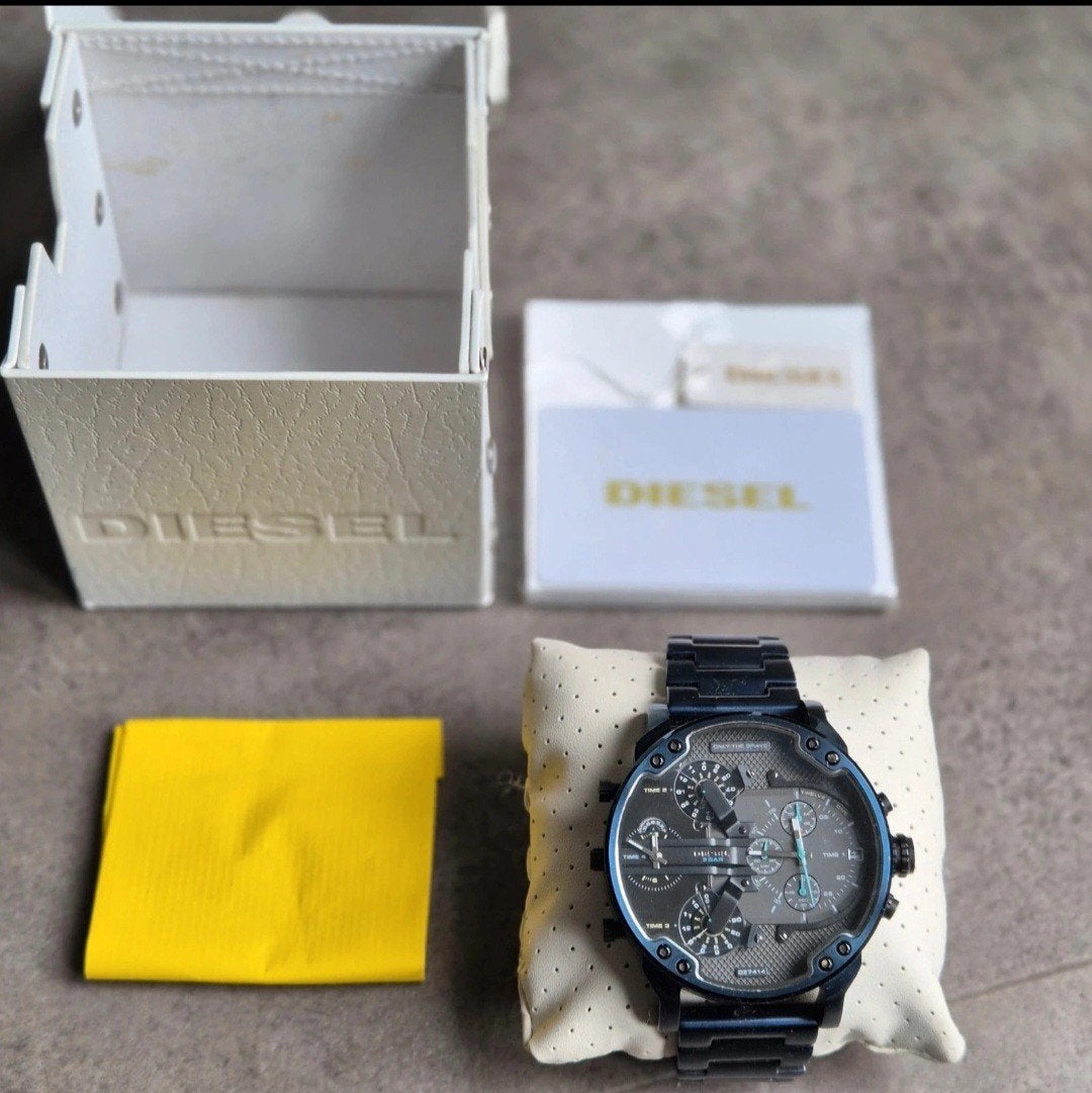 Diesel Mr. Daddy 2.0 DZ7414 – Origineel | Met doos, boekje &, Sieraden, Tassen en Uiterlijk, Horloges | Heren, Ophalen of Verzenden
