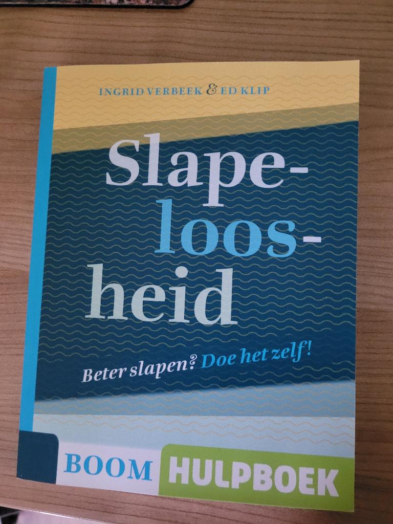 Slapeloosheid ingrid verbeek boek, Ophalen of Verzenden, Zo goed als nieuw, Overige onderwerpen, Ingrid verbeek