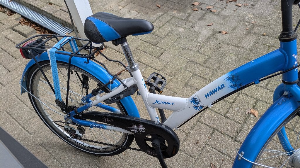 Meisjesfiets Extract-Hawaii tot 10/11 jaar, Fietsen en Brommers, Ophalen, Gebruikt, 20 inch, Versnellingen