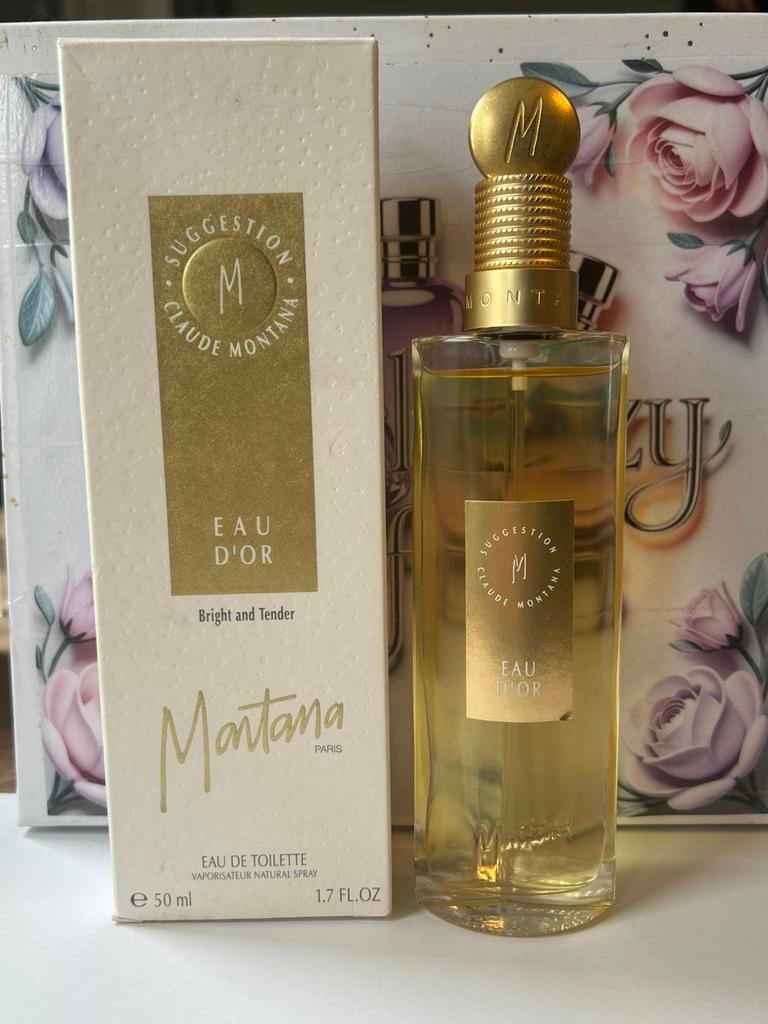 Montana - suggestion eau d’Or 50ml edt, Ophalen of Verzenden, Zo goed als nieuw