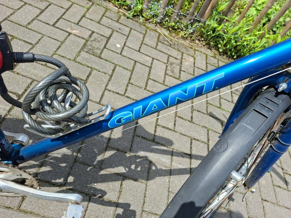 Giant 500 blauw, Fietsen en Brommers, Ophalen, 28 inch, Gebruikt, Velgrem