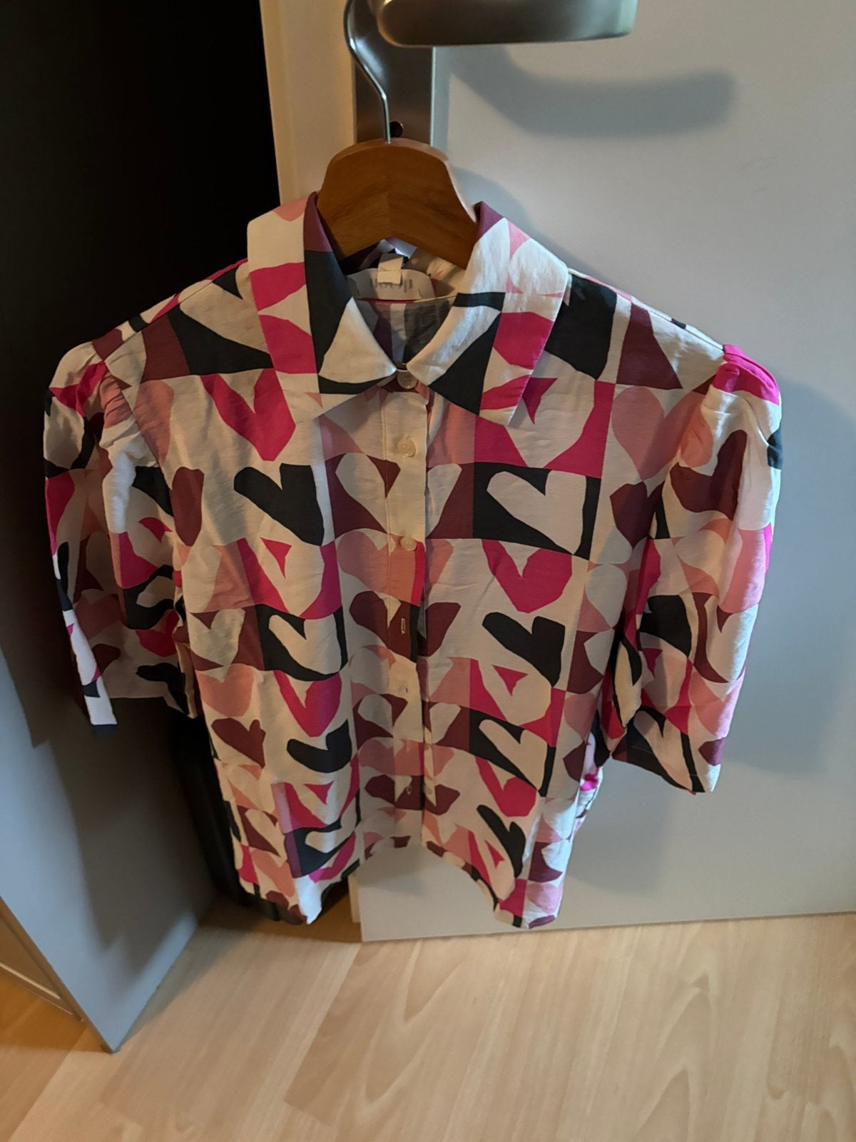 TE KOOP LEUKE HARTJES BLOUSE NORAH, Ophalen of Verzenden, Zo goed als nieuw, Maat 34 (XS) of kleiner, Zwart