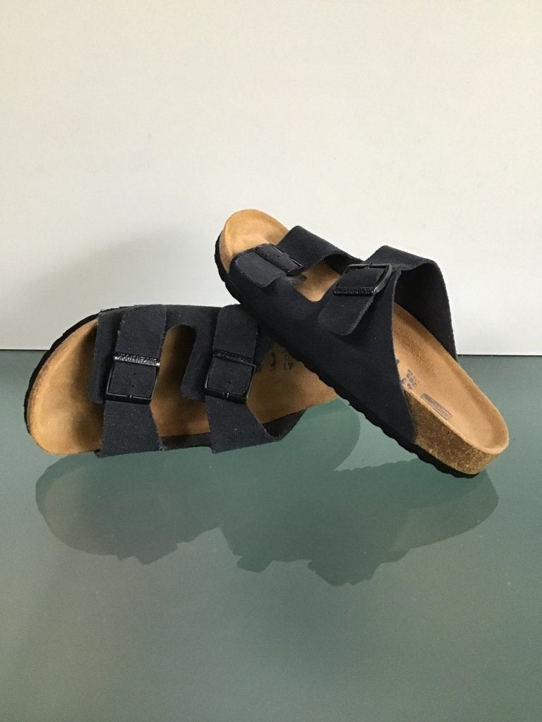 Birkenstock Arizona blauw 41 Soft Footbed | Gratis verzenden, Kleding | Dames, Schoenen, Sandalen of Muiltjes, Zo goed als nieuw