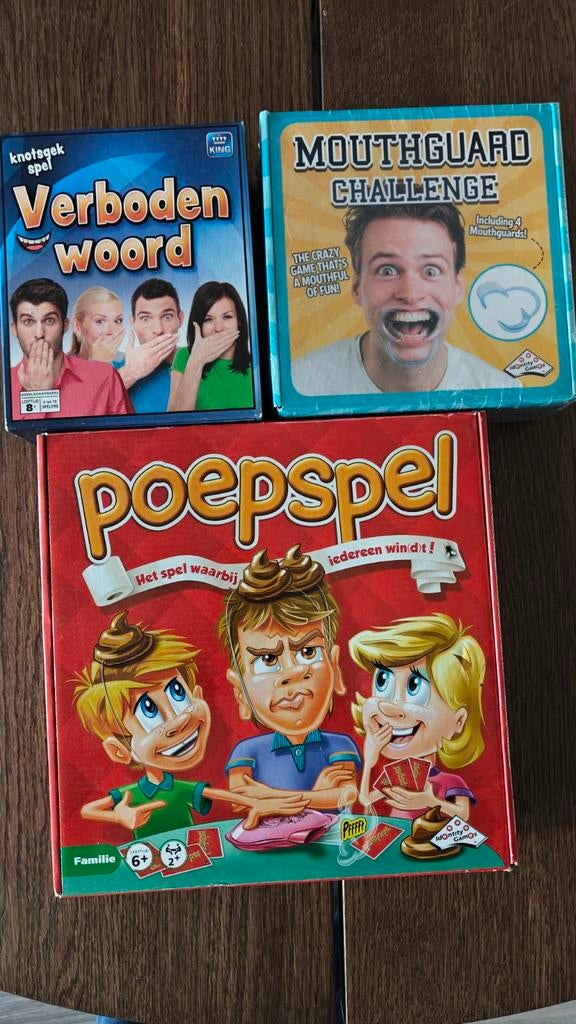 Verschillende spellen., Ophalen, Gebruikt