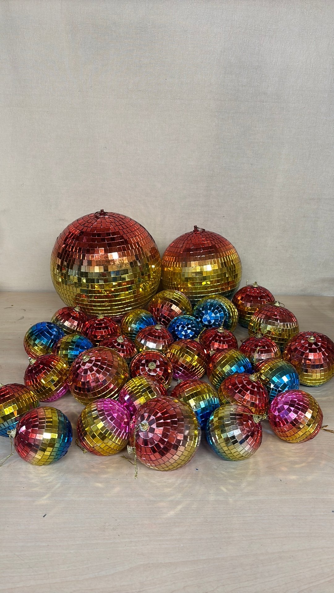 Disco ballen, Ophalen of Verzenden, Gebruikt, Versiering