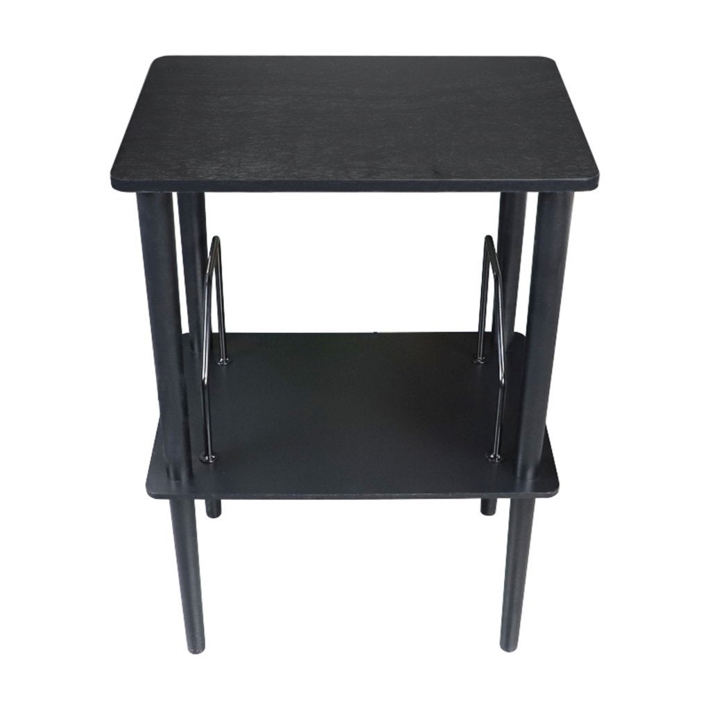 Platenspeler opbergmeubel / zwart /, Huis en Inrichting, Kasten | Overige, Ophalen, Zo goed als nieuw