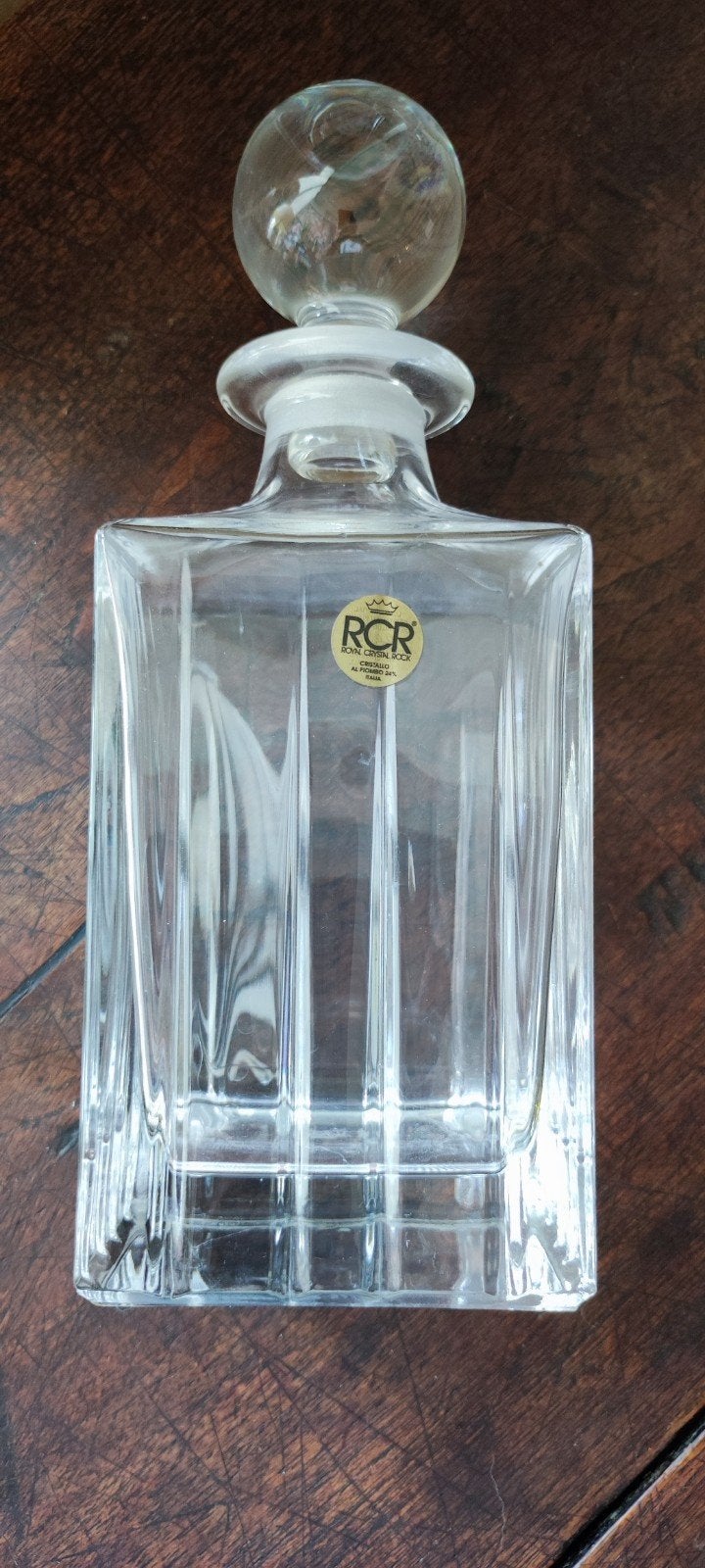 Zware kristallen Whisky karaf RCR, Ophalen