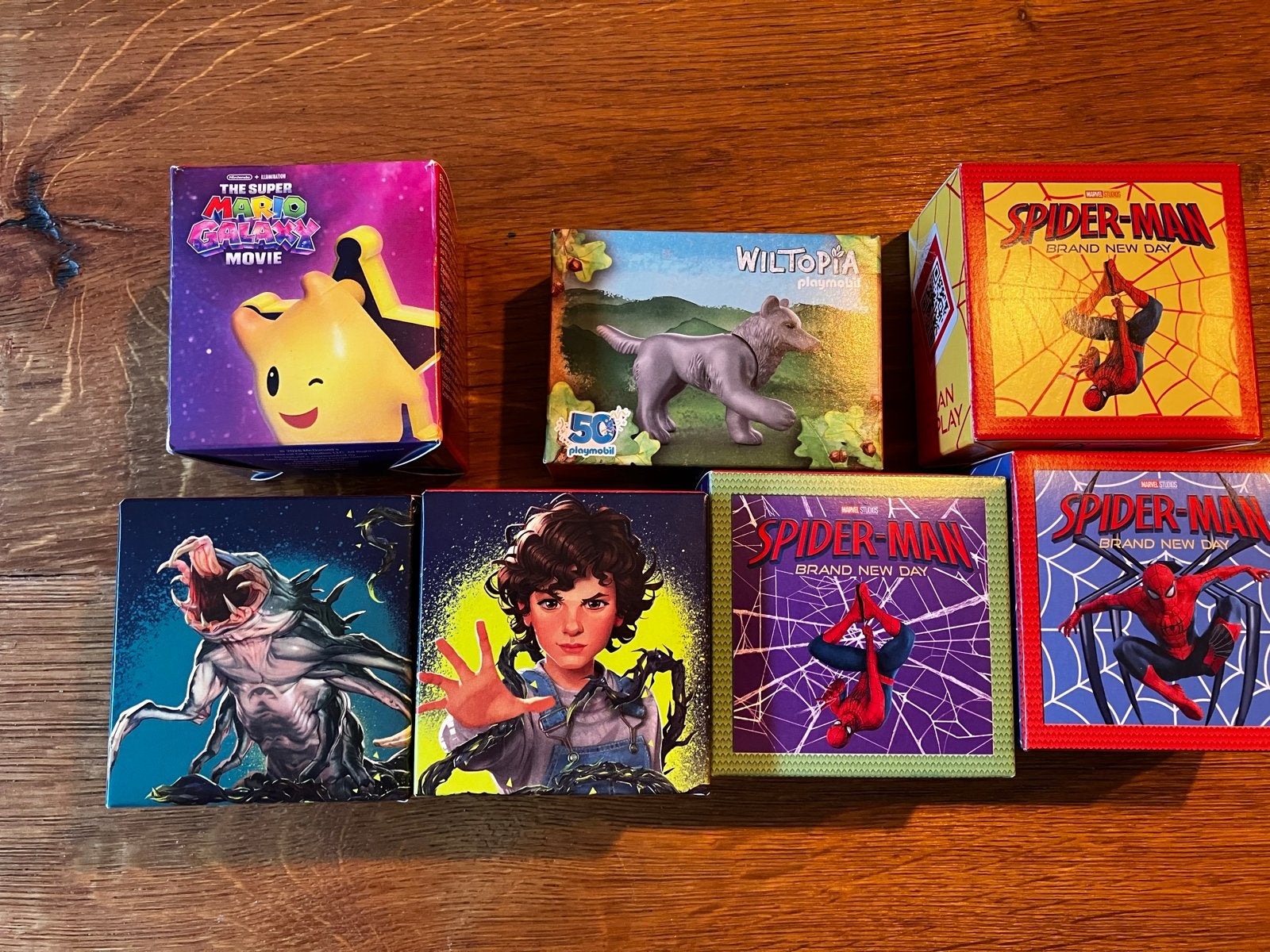 McDonald's Happy Meal speeltjes (7 stuks) met doosjes, Ophalen of Verzenden, Gebruikt, Jongen of Meisje