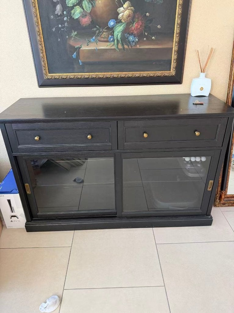IKEA commode MALSJÖ Sideboard dressoir buffet, Huis en Inrichting, Kasten | Dressoirs, Ophalen, Gebruikt, 25 tot 50 cm, 100 tot 150 cm