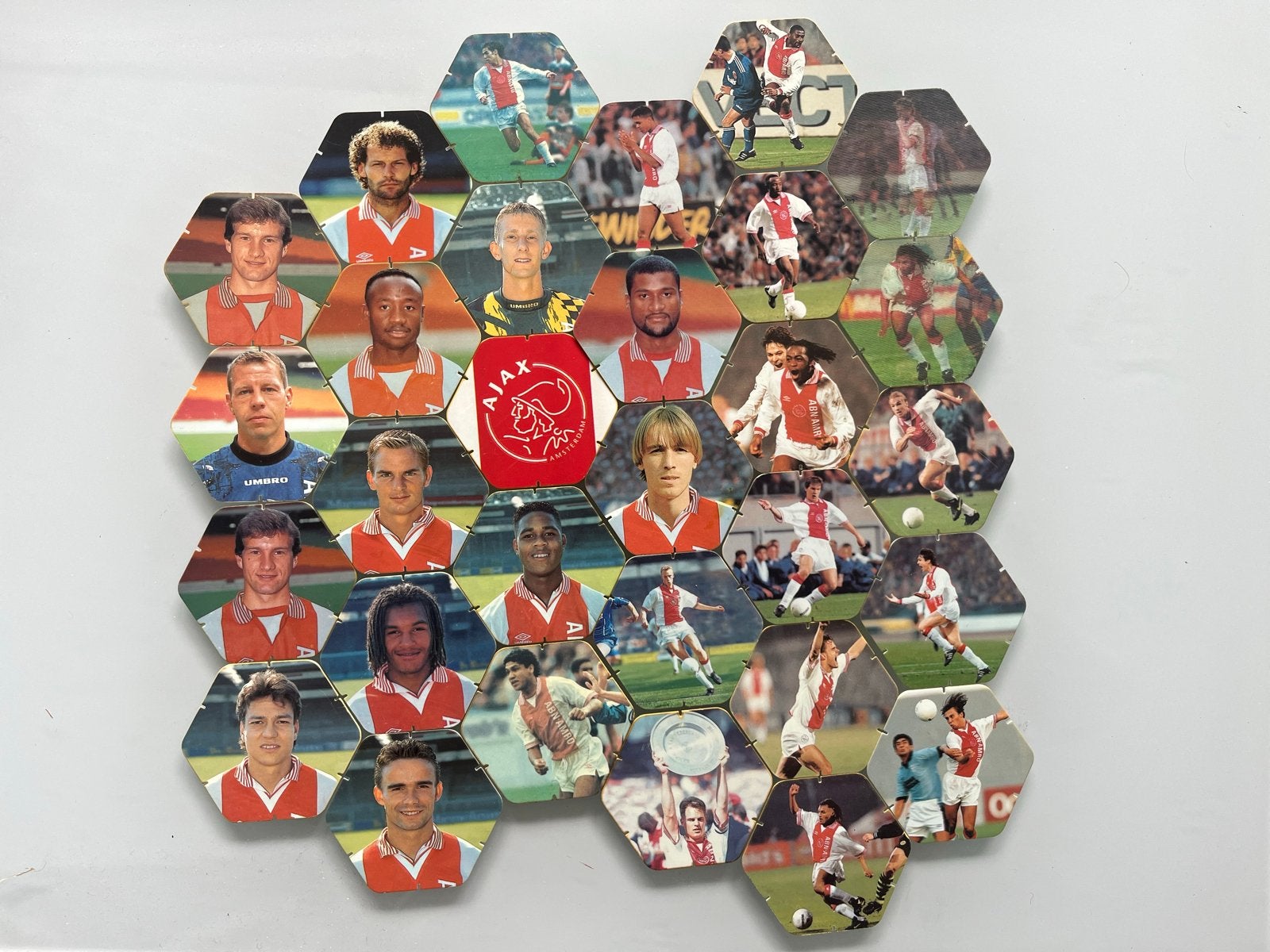 30 Ajax Super Topshots / Flippo's - Croky Chips 1996/1997, Verzenden, Gebruikt, Ajax, Overige typen