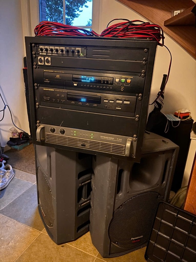 Professionele Geluidsset Marantz, Dynacord, Shure, Panasonic, Ophalen, Zo goed als nieuw, Audio