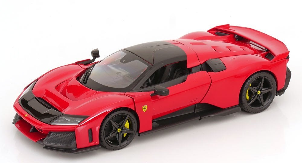 Ferrari F80 2024 Rood / Zwart 1-18 Burago Race / Play, Tschuiten@hotmail.com, Duitsland, Auto, Burago Race en Play