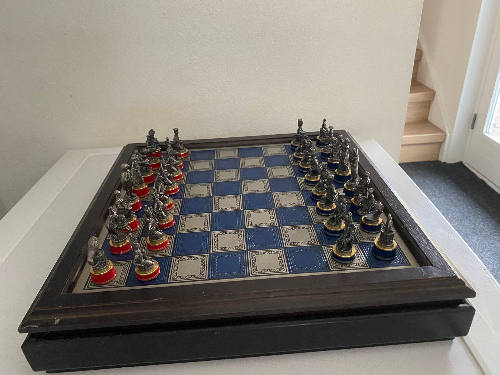 Schaakspel franklin mint, Ophalen of Verzenden, Zo goed als nieuw