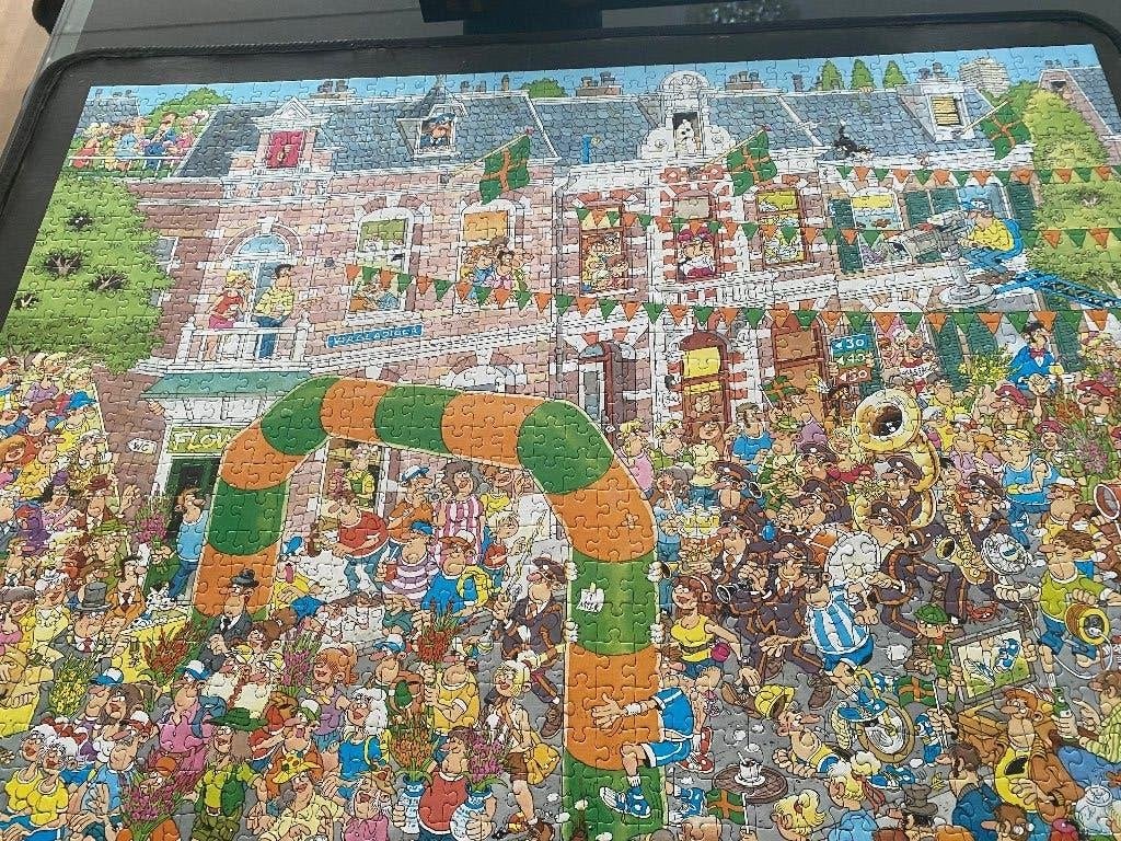 Jan van Haasteren puzzel, Ophalen, 500 t/m 1500 stukjes, Zo goed als nieuw, Legpuzzel