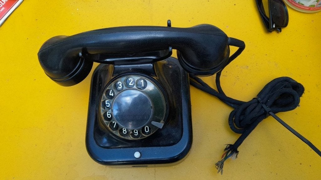 Oude telefoon heemaf 1938, Ophalen of Verzenden, Gebruikt, Bakeliet
