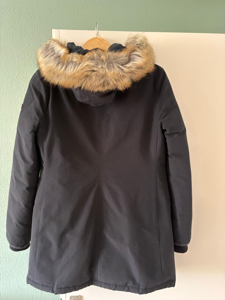 Tommy Jeans winterjas met capuchon, Kleding | Dames, Jassen | Winter, Ophalen of Verzenden, Zo goed als nieuw, Maat 38/40 (M)