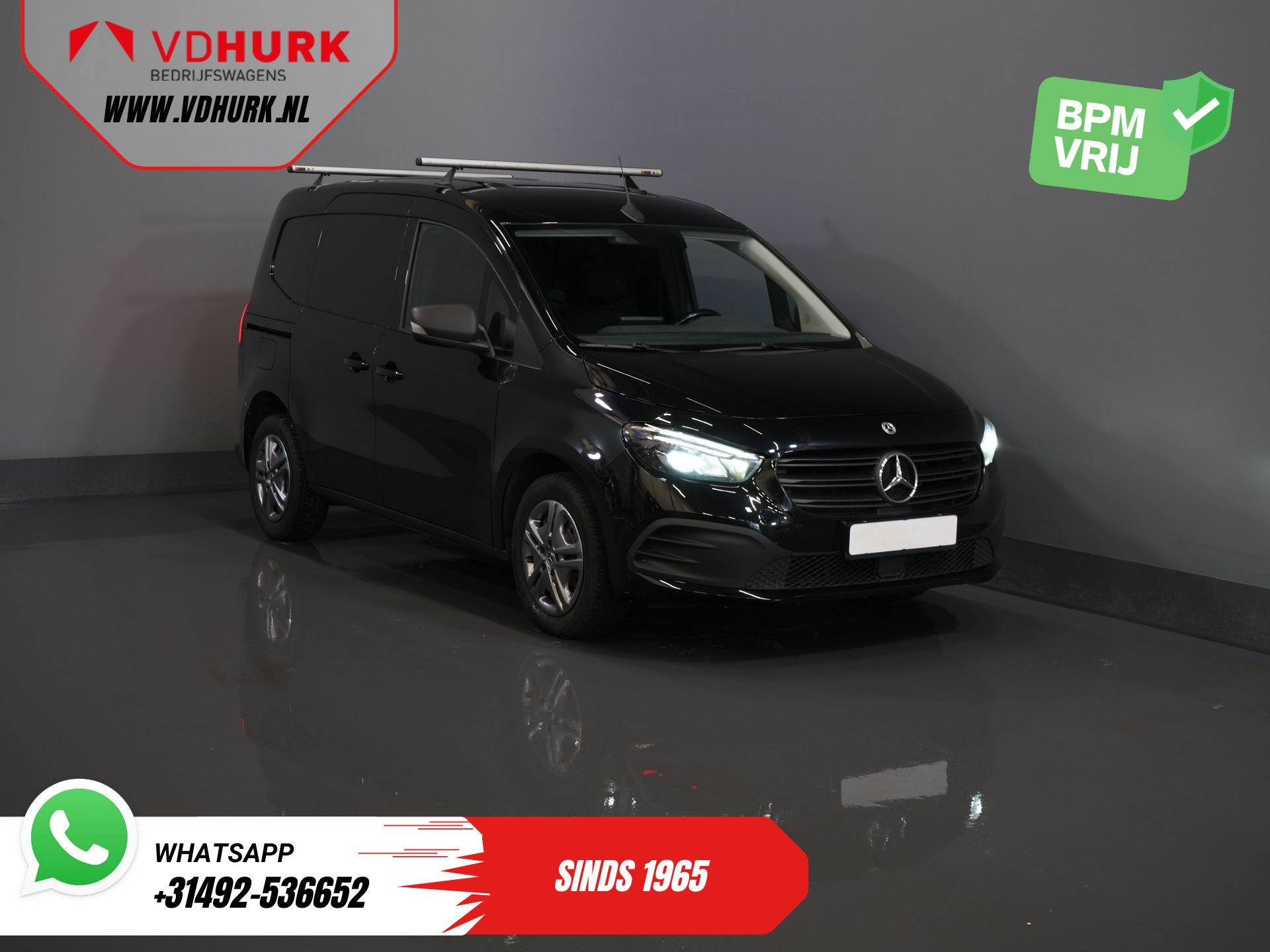 Mercedes-Benz Citan 112 CDI Aut. 3 Pers/ LED/ Stoelverw/ Car, Auto's, Stof, Gebruikt, Euro 6, 4 cilinders