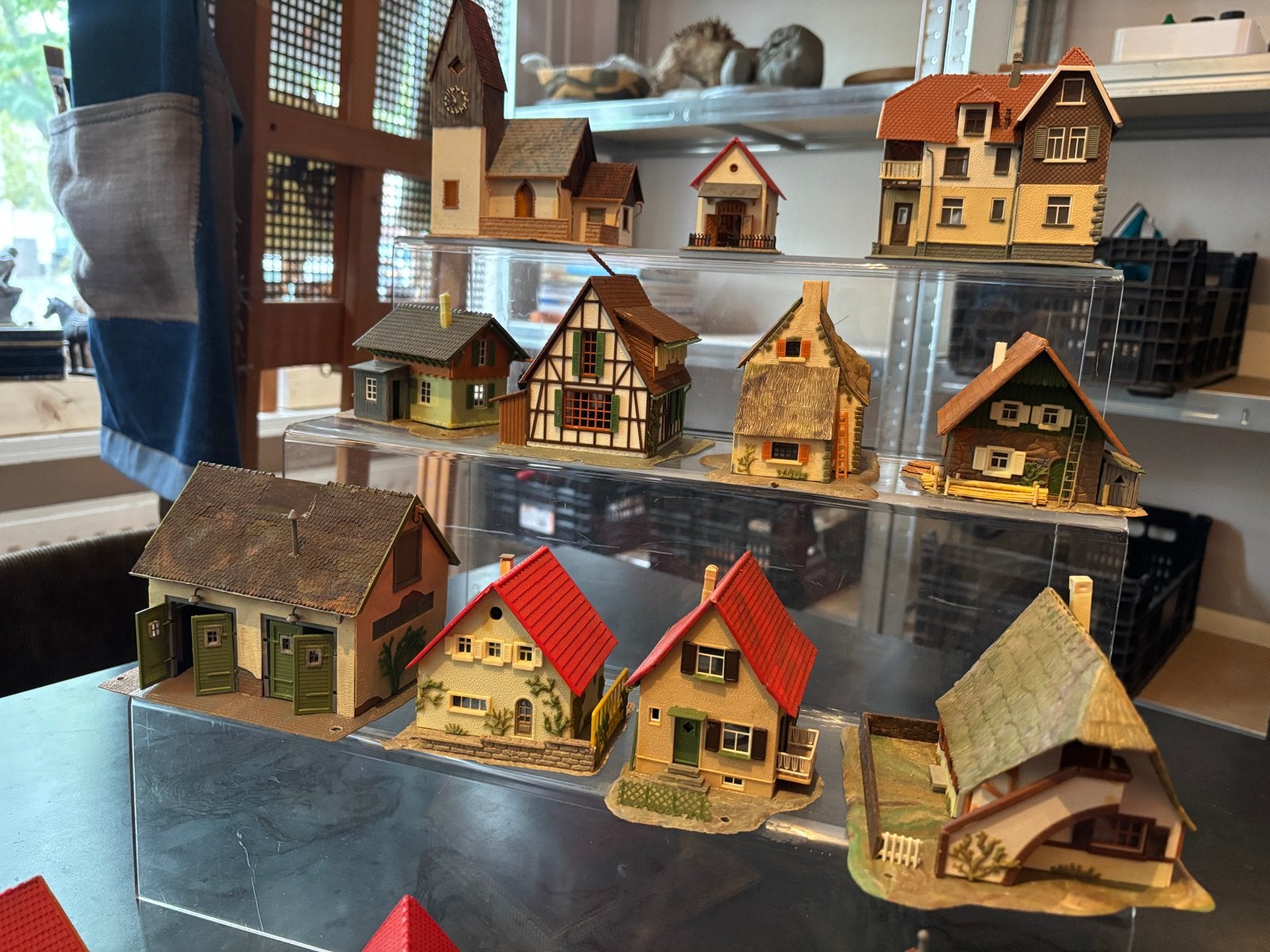 Faller modelbouw huisjes - Made in Germany, Overige merken, Gebruikt, Gelijkstroom of Wisselstroom, Brug, Tunnel of Gebouw