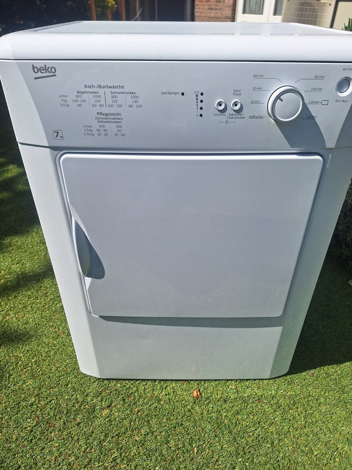 Beko DV 7110 Luchtafvoer Wasdroger - 7 kg Capaciteit, Witgoed en Apparatuur, Wasdrogers, Ophalen, 6 tot 8 kg, Gebruikt, Luchtafvoer