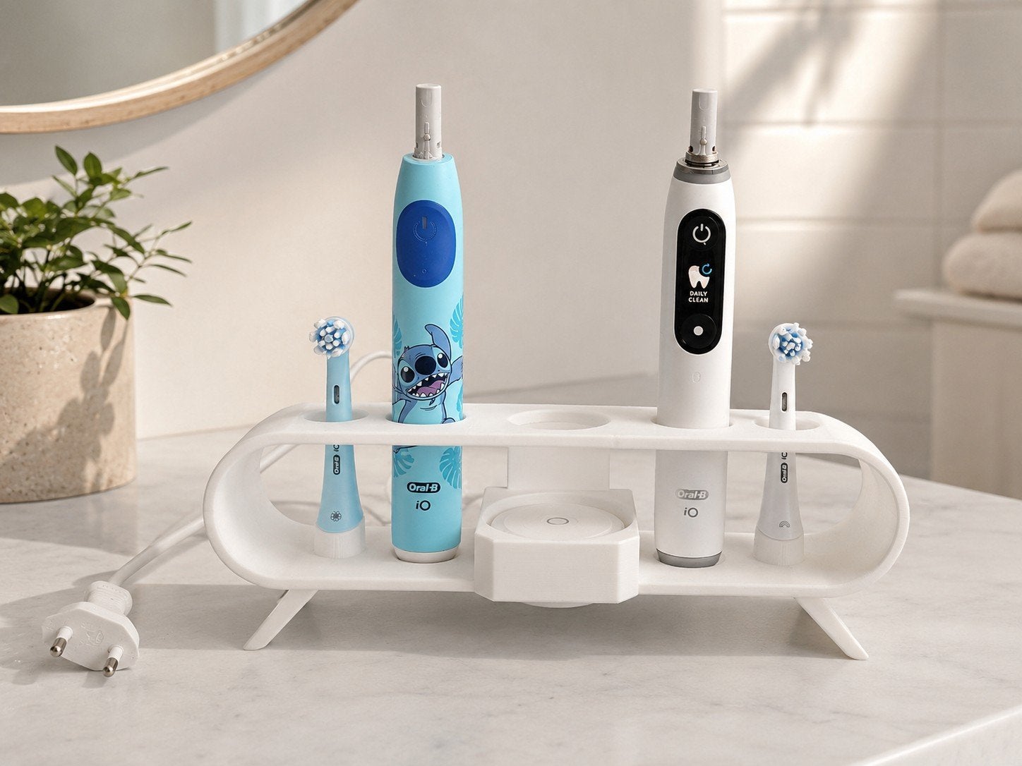 Oral-b Elektrische Tandenborstel Houder met Opladerplek, Huis en Inrichting, Badkamer | Badtextiel en Accessoires, Ophalen of Verzenden