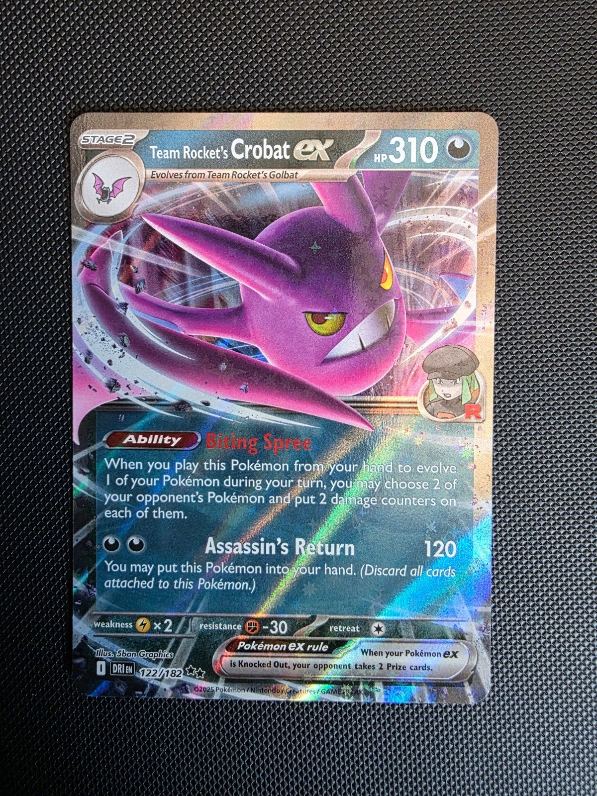team rockets crobat ex #122 destined rivals, Ophalen of Verzenden, Nieuw, Losse kaart