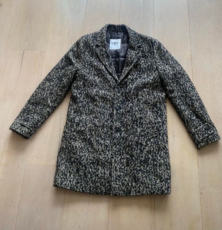 Zara jas M nieuwstaat wol, Ophalen of Verzenden, Zo goed als nieuw, Maat 38/40 (M), Zwart