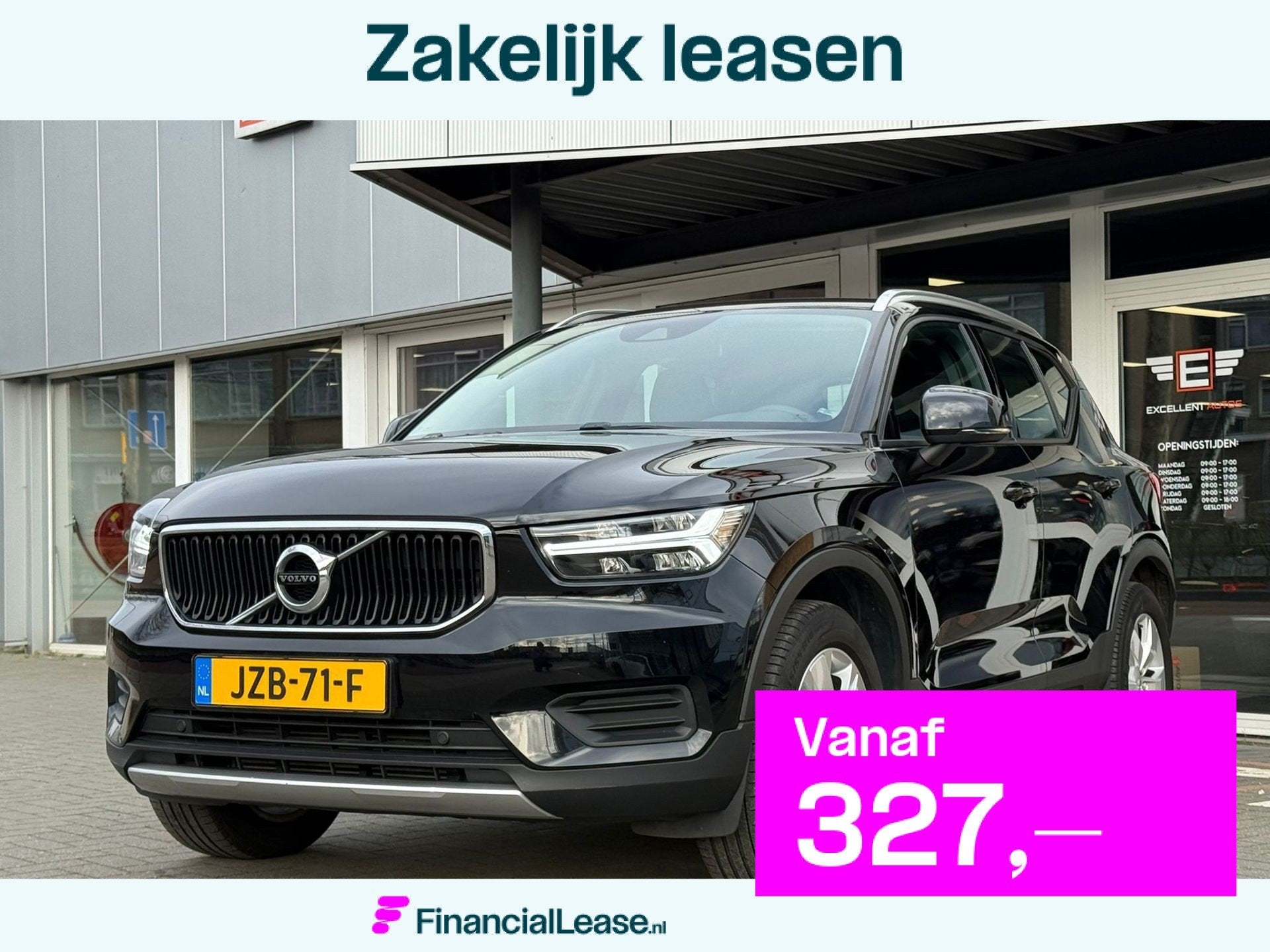 Volvo XC40 1.5 T3 Kinetic, Voorwielaandrijving, Dealer onderhouden, Gebruikt, Zwart