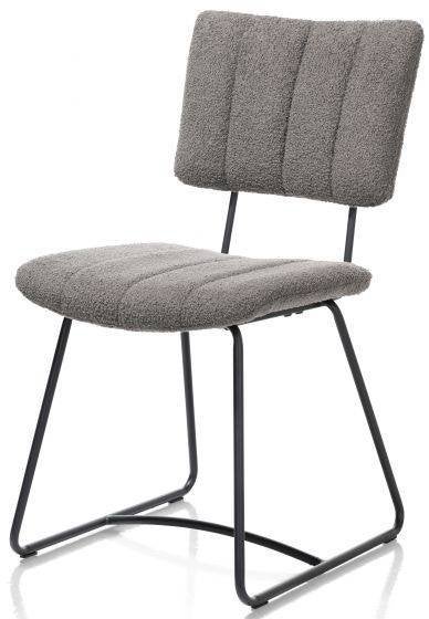 6 Nieuwe stoelen, Antraciet, met zwart metaal en greep. H&H, Ophalen, Nieuw, Metaal, Grijs