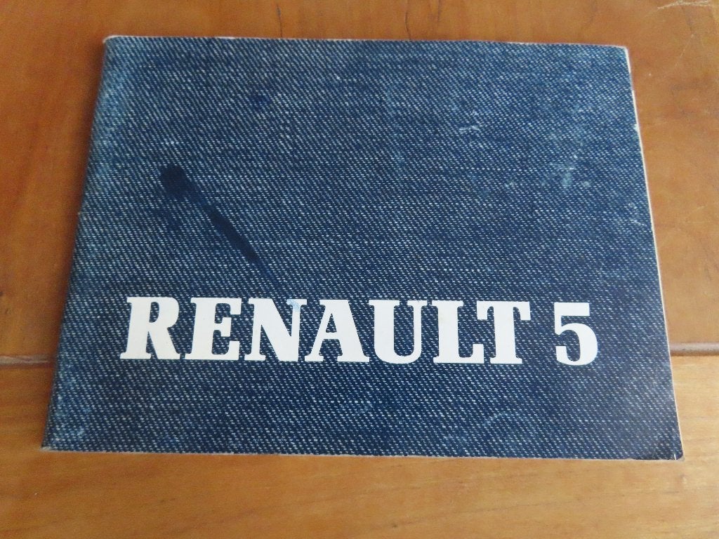 Instructieboek Renault 5 1985, mooie staat!, Auto diversen, Handleidingen en Instructieboekjes, Ophalen of Verzenden