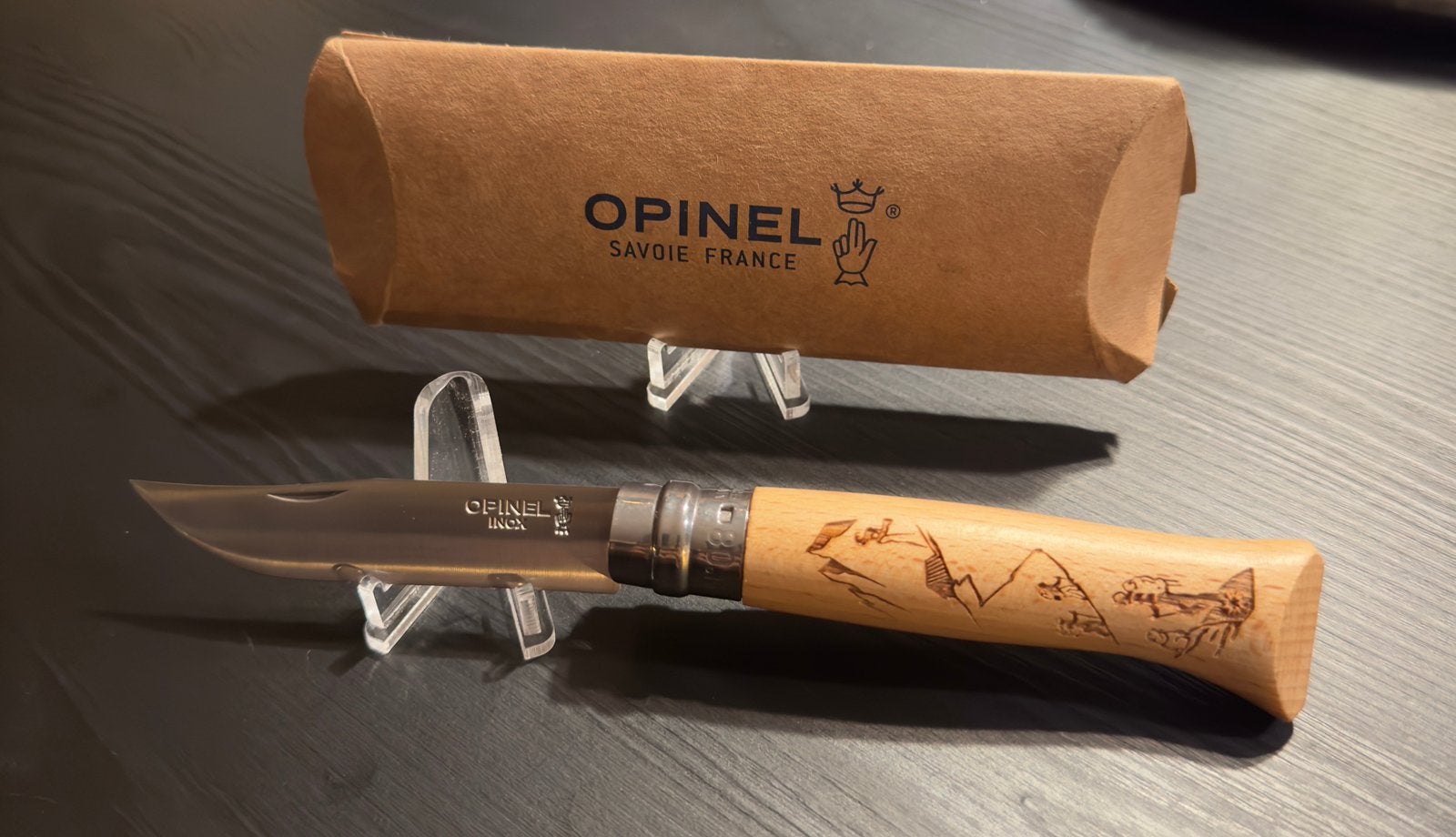 Nieuw opinel mes, Caravans en Kamperen, Kampeergereedschap, Ophalen, Nieuw