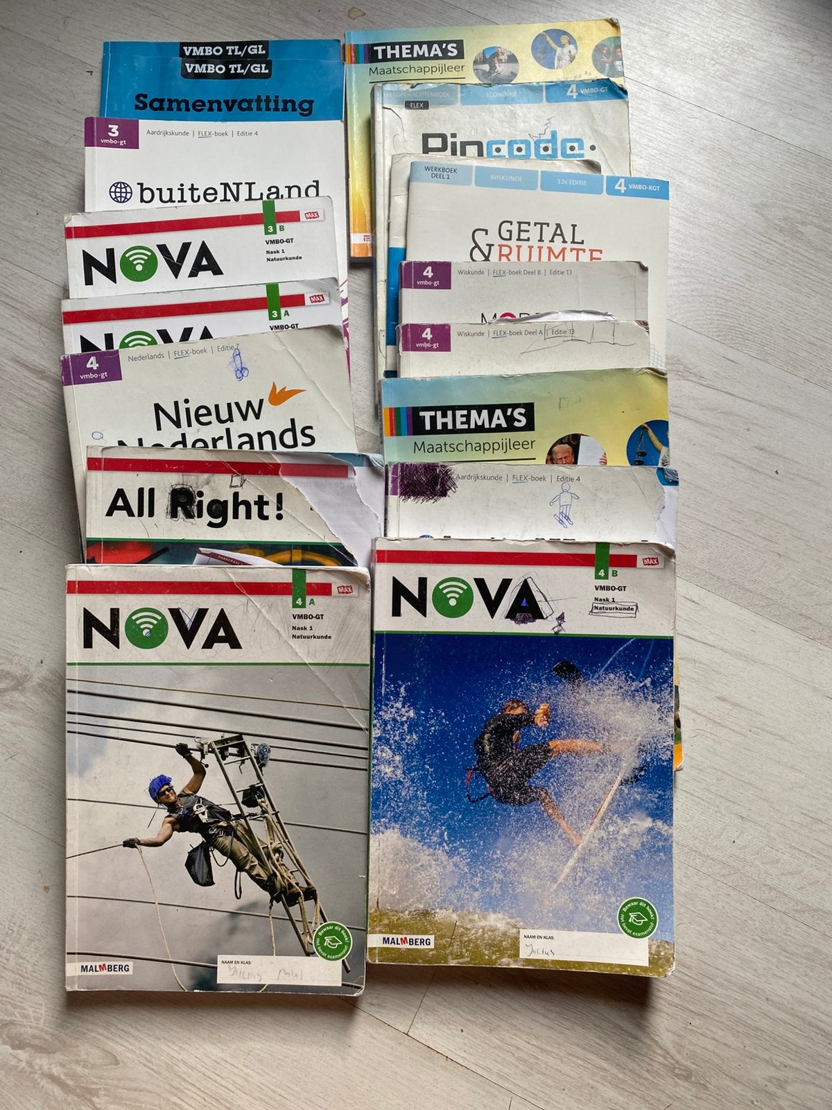 Vmbo schoolboeken, Boeken, Ophalen, Gelezen, VMBO