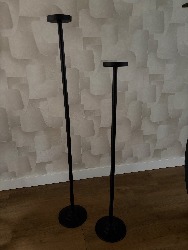 Kandelaars, 120 cm, Ophalen of Verzenden, Zo goed als nieuw, Metaal