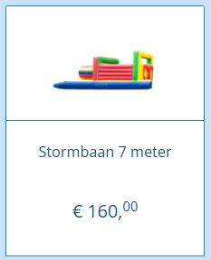 Stormbaan 7 meter te huur, Ophalen, Overige