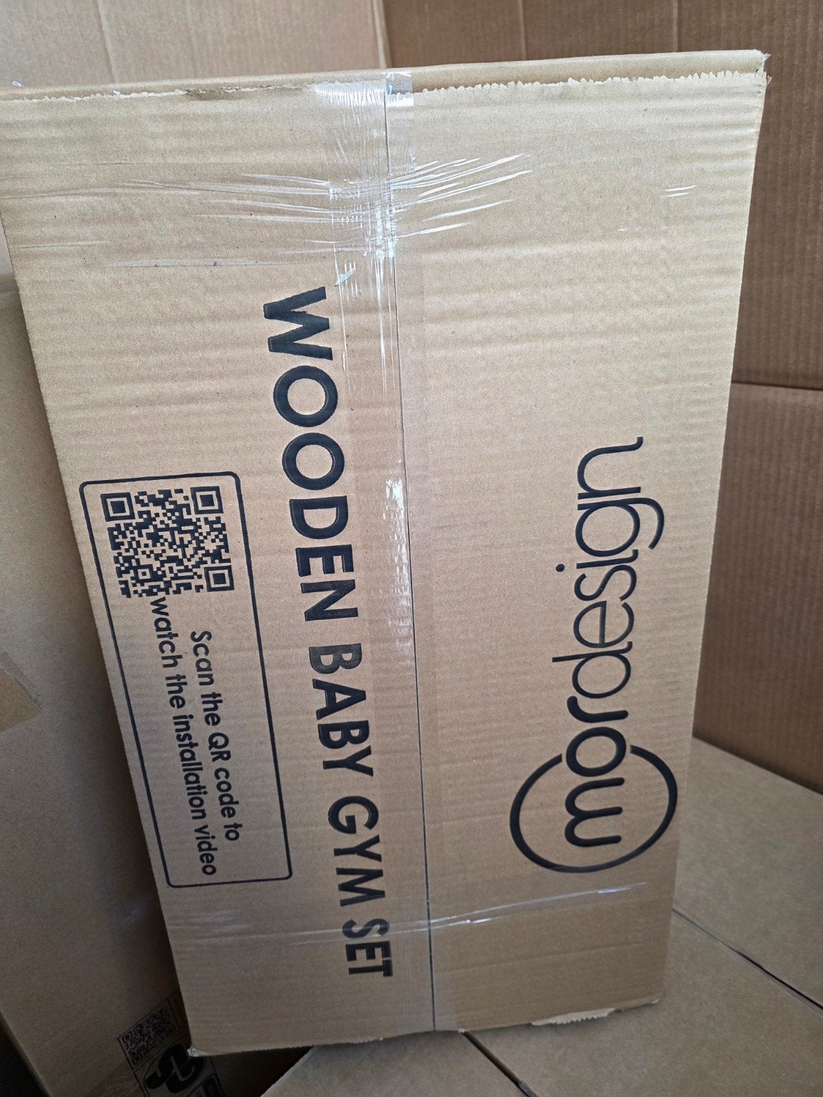 Houten Babygym Set met Speelkleed nieuw in doos, Nieuw, Mordesign, Ophalen of Verzenden, Info@mordesign.com