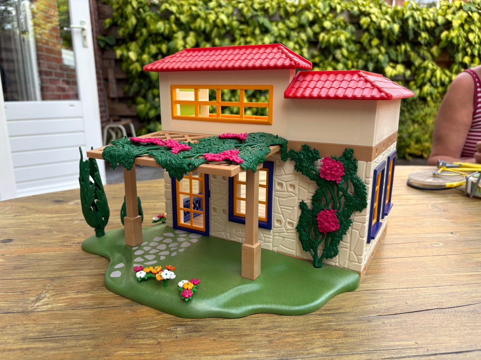 Playmobil vakantie villa met boekje, Ophalen, Zo goed als nieuw