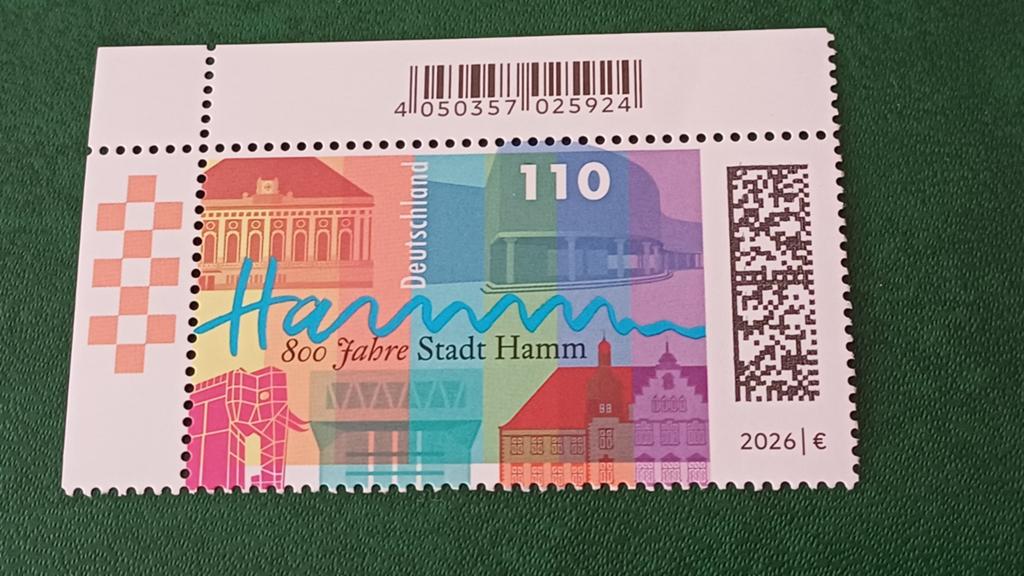 Duitsland,  2026, Hamm, Ophalen of Verzenden, 1990 tot heden, Postfris
