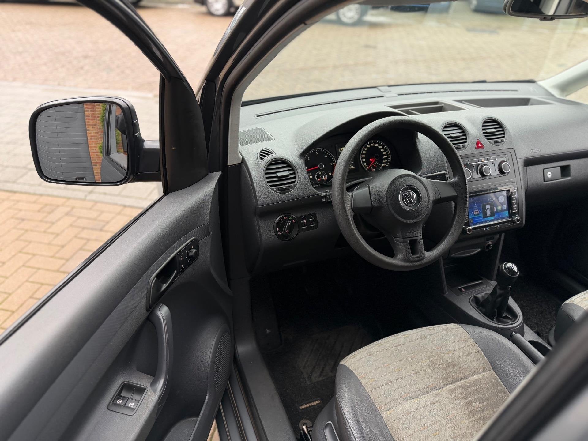 Volkswagen Caddy 1.6 TDI Airco Navi Elk.Ramen Cruise Control, Auto's, Voorwielaandrijving, Euro 5, Stof, Gebruikt