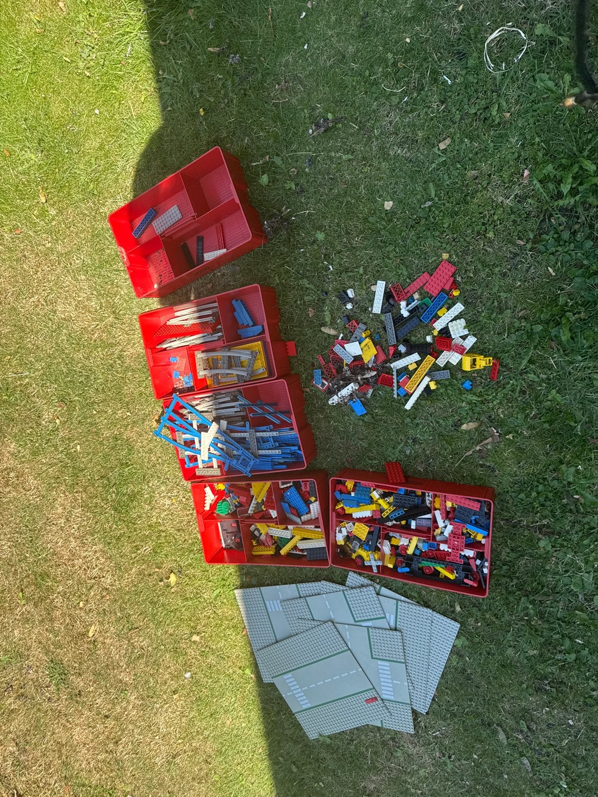 Grote partij vintage Lego Blueperiod met opbergboxen, Kinderen en Baby's, Speelgoed | Duplo en Lego, Ophalen, Gebruikt, Inclusief extra onderdelen