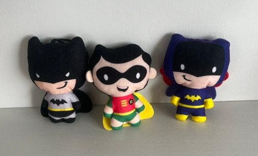 Mc donalds halpy meal knuffeltjes batman, robin batgirl, Ophalen of Verzenden, Zo goed als nieuw