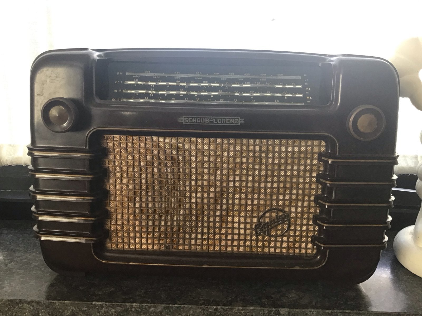 Schaub Lorenz Exquisit 56 buizenradio uit 1956, Antiek en Kunst, Ophalen of Verzenden