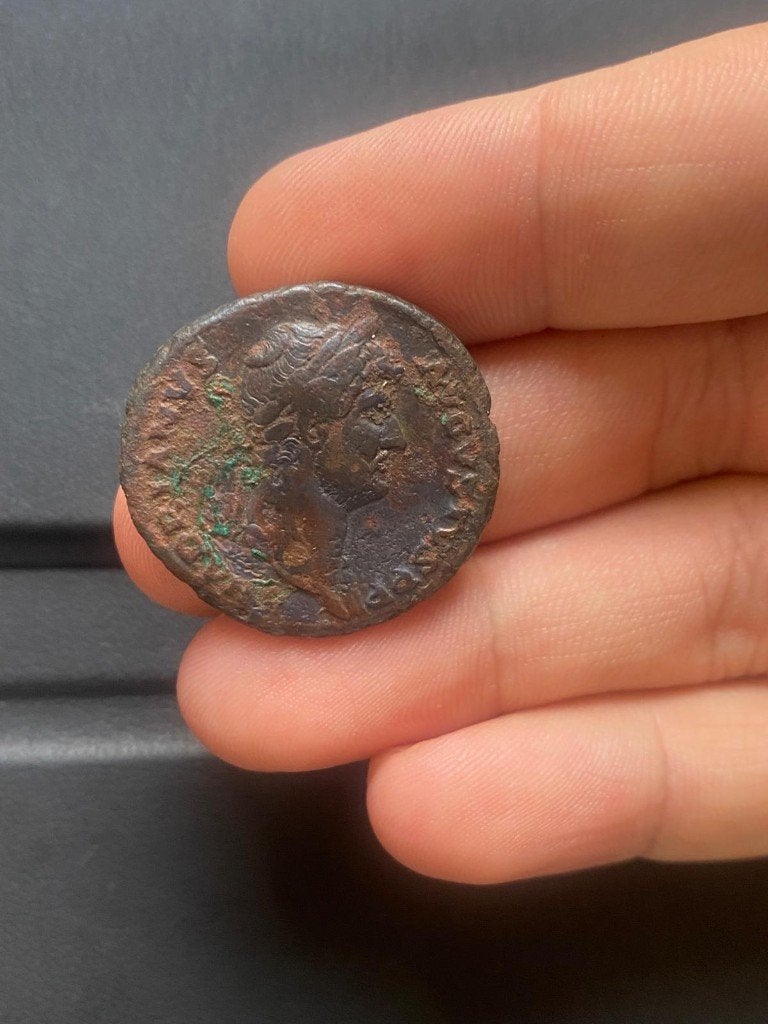 Hadrianus Dupondius (117-138 n.C.), Ophalen of Verzenden, Overige landen