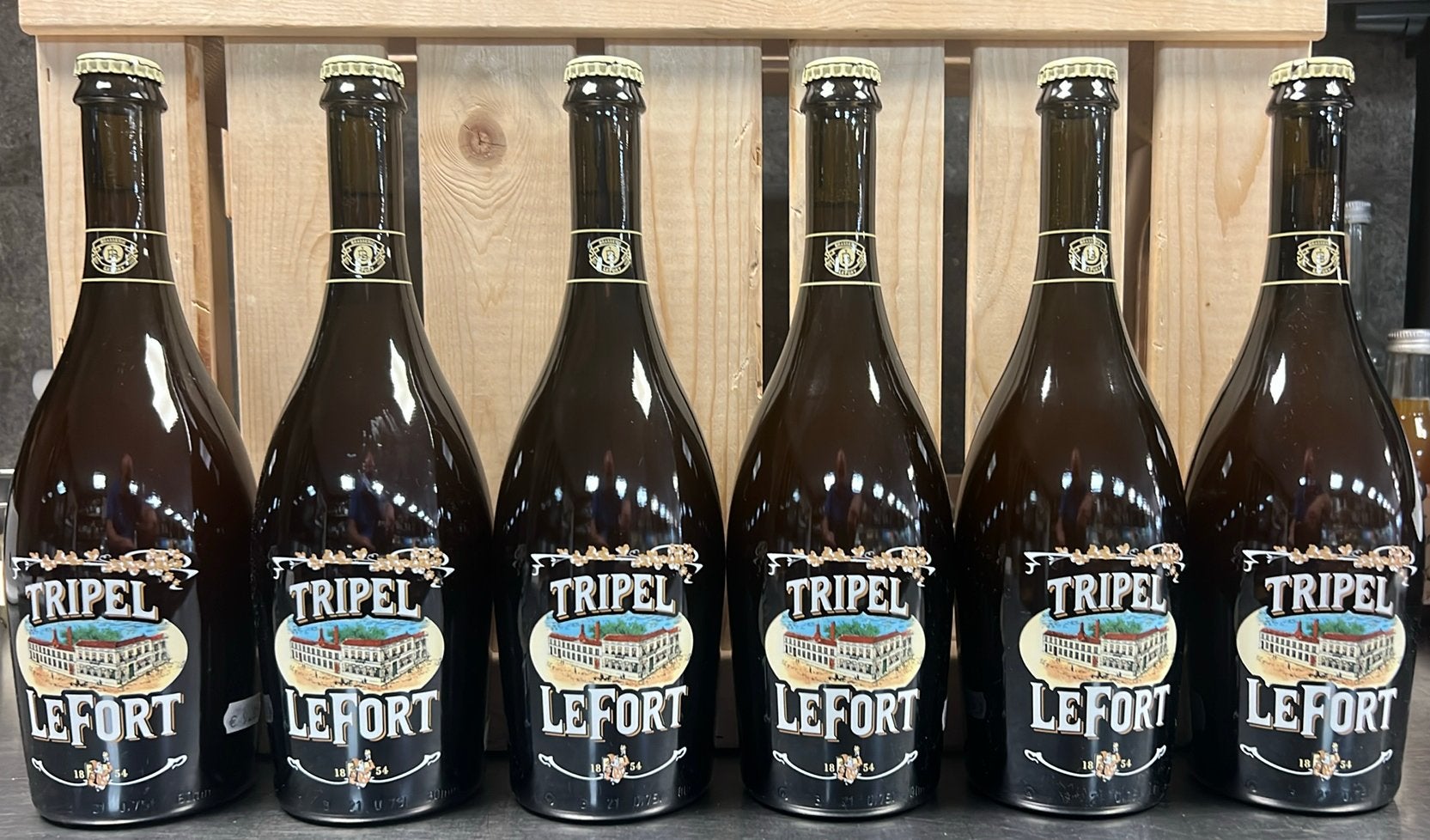 6 x VINTAGE TRIPEL LE FORT 75 cL, Ophalen of Verzenden, Zo goed als nieuw, Flesje(s), Overige merken