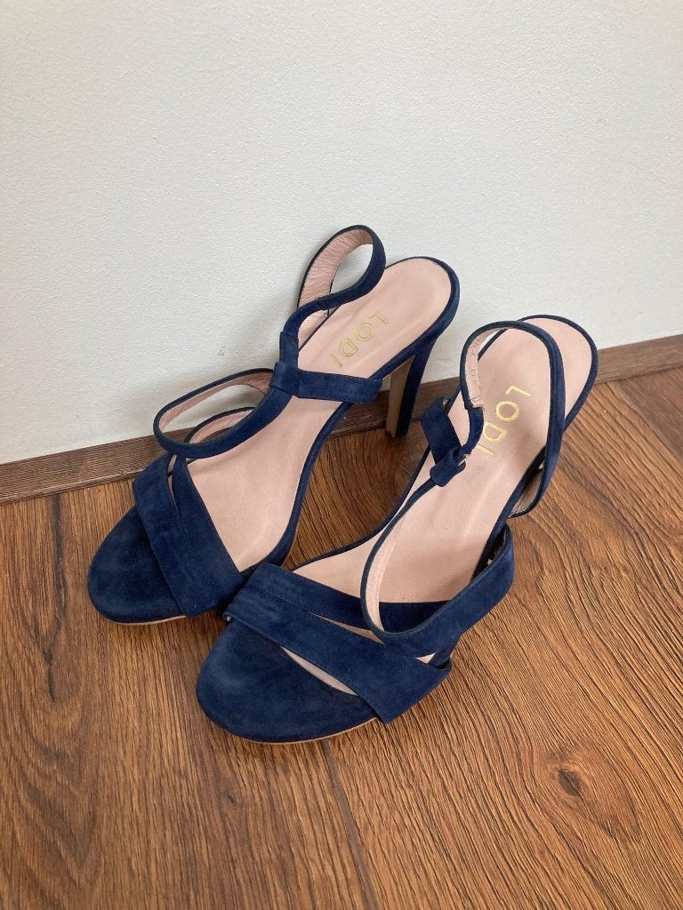 Lodi donkerblauwe peeptoe pumps maat 37, Blauw, Polígono Industrial Campo Alto c/ Gran Bretaña, 156 A 03600 ELDA (Alicante), Ophalen of Verzenden