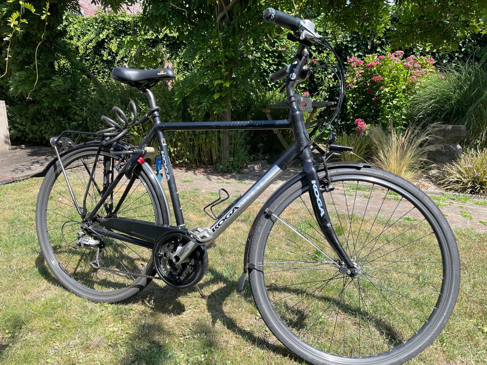 Koga Myata Lightspeed '10 - Shimano Deore LX - Framemaat 57c, Ophalen, 28 inch, Gebruikt, Velgrem