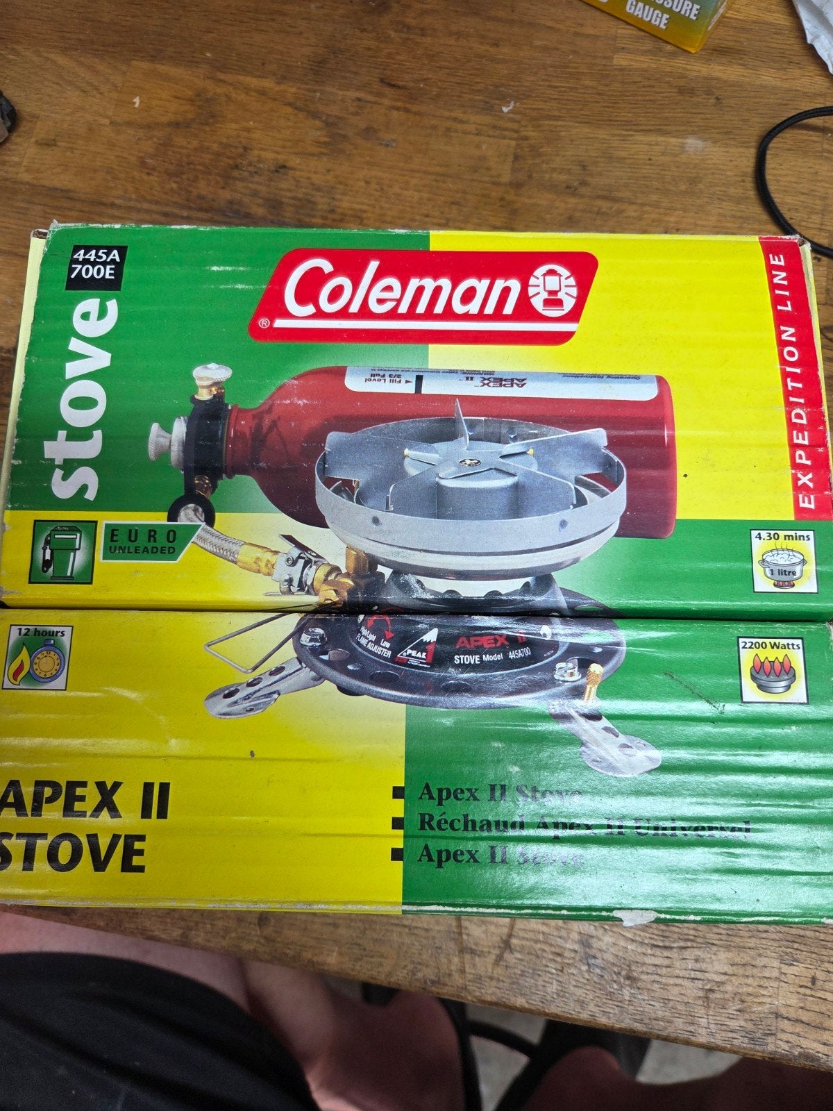 Coleman Apex II Stove - Benzine Camping Kooktoestel, Ophalen of Verzenden