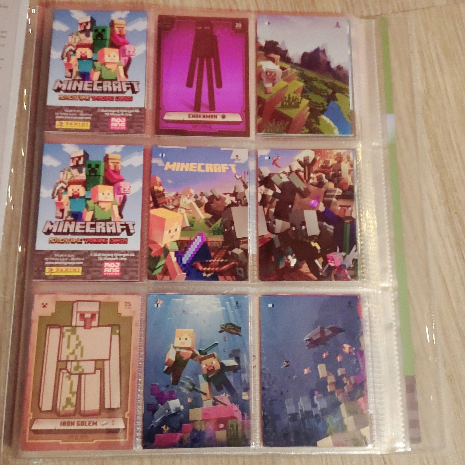 Losse Minecraft kaarten - Panini Adrenalyn XL, Ophalen of Verzenden, Gebruikt, Meerdere kaarten