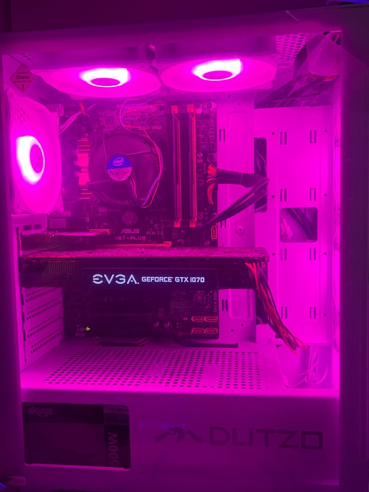 Gaming PC met Intel i7-4770, GTX 1070, 16GB RAM, 480GB SSD, 8 GB, Ophalen of Verzenden, Zo goed als nieuw, Gaming