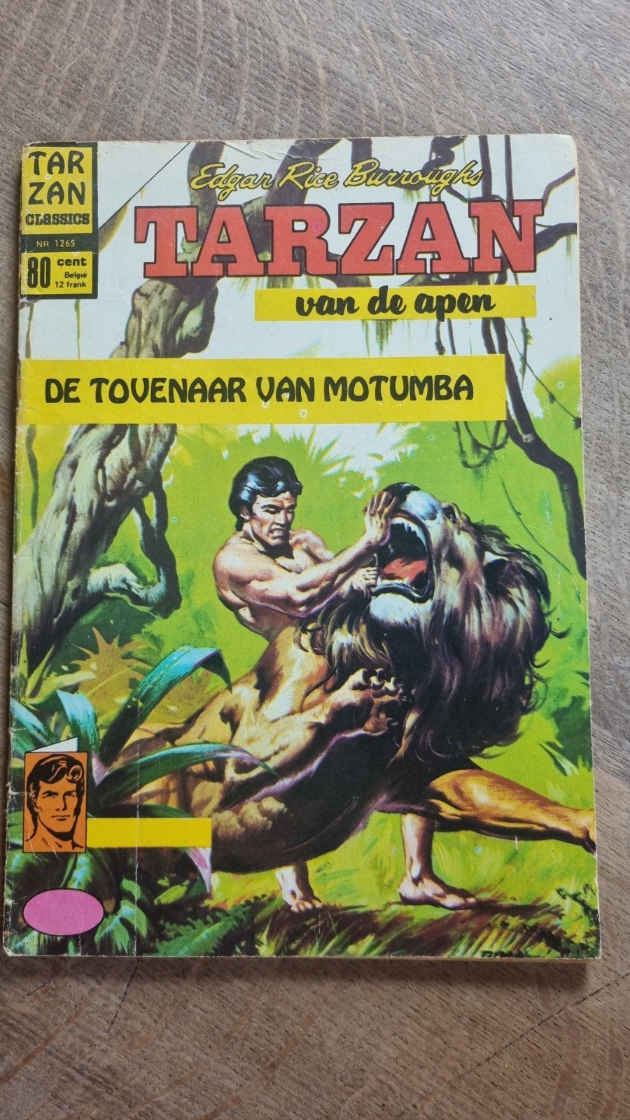 Vintage Tarzan Classics stripboek, Meerdere stripboeken, Ophalen of Verzenden, Gelezen, Edgar Rice Burroughs