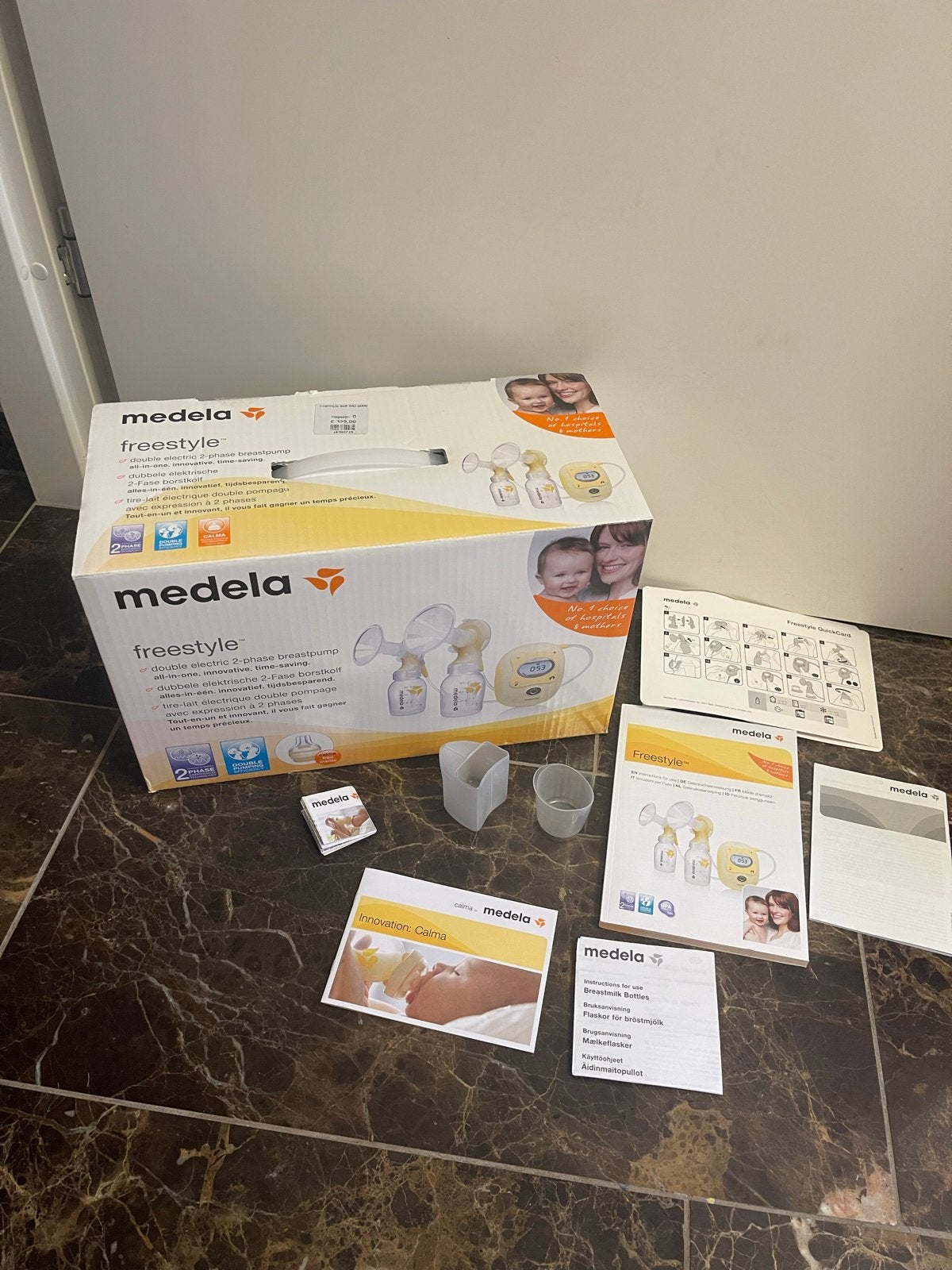 Medela Freestyle Dubbele Borstkolfset Compleet met Tas, Ophalen, Gebruikt